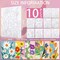 10 Packs 8X10 Pre Drawn Canvas for Painting Floral Pre Printed Canvas Painting Kit Vibrant Botanical Pre Drawn Canvas to Teens Night Party Supplies